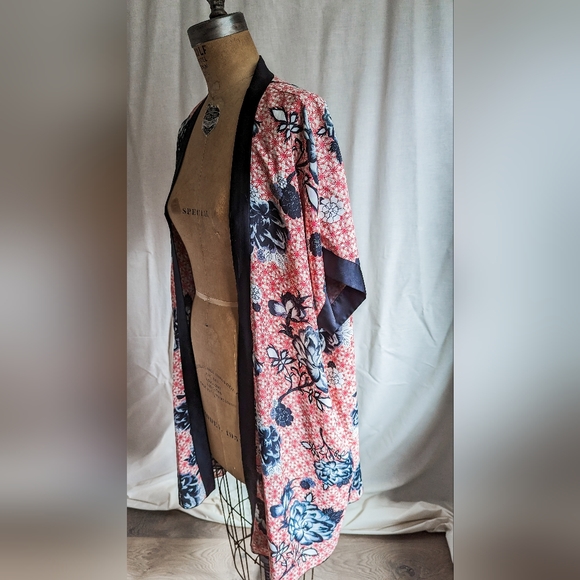 Floral kimono robe - boho lounge - Picture 2 of 3